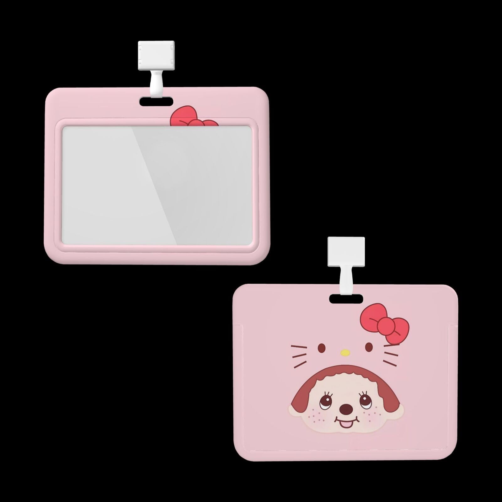 フクロウイラスト リール式名刺ホルダー　ネームカードバッチ　ネームカードクリップ フクロウイラスト リール式名刺ホルダー ネームカードバッチ ネーム